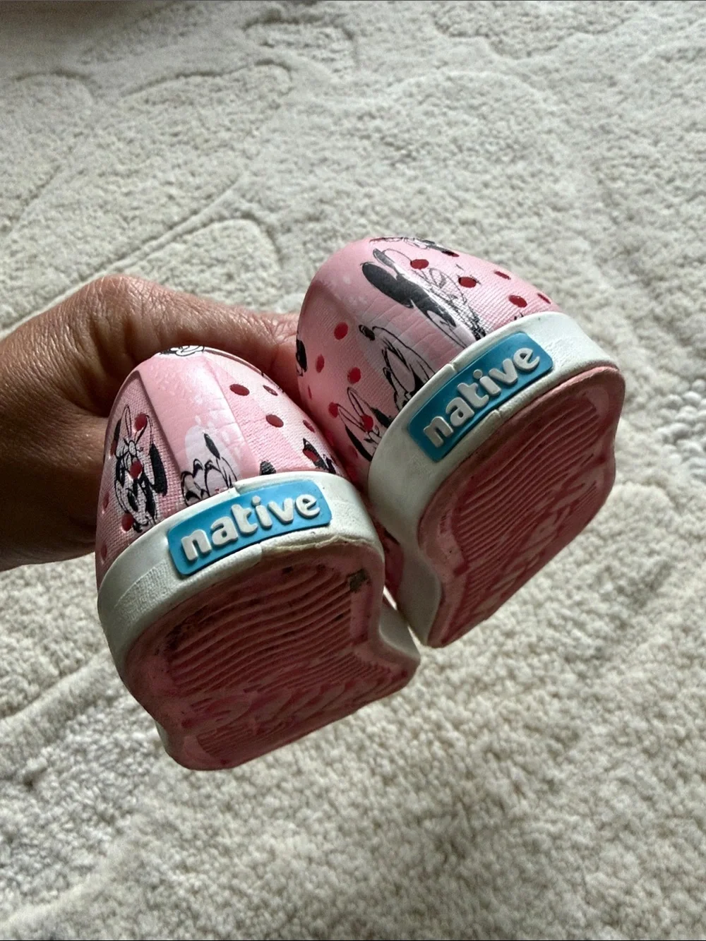 Native c7 Kids' Minnie Pink Slip-On Shoes